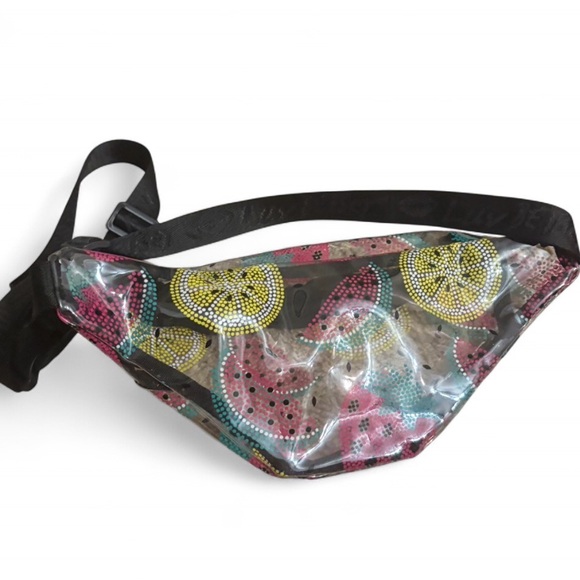 Betsey Johnson Fruits PVC Stylish Multicolor Fanny Pack - Picture 2 of 5